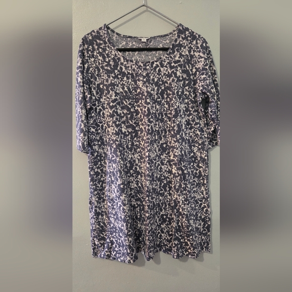 PureJill 1X Light-Weight, Stretchy Tunic Dress - Picture 1 of 9